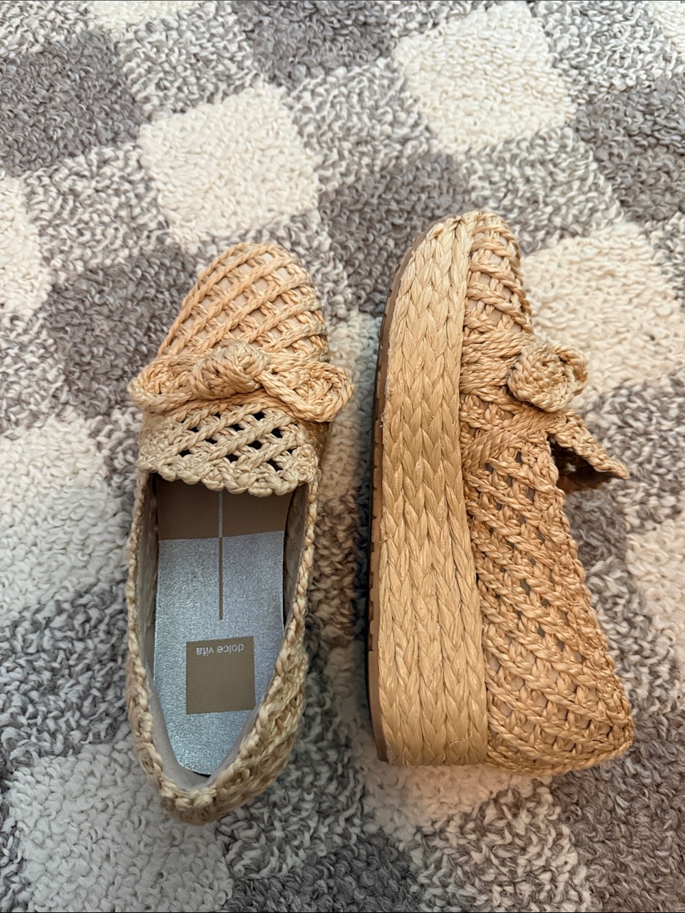 Dolce Vita Woven Espadrille Loafers - Natural